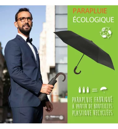 Parapluie canne homme écologique