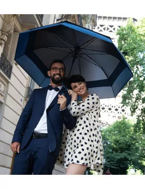 Acheter un Parapluie de Golf Bleu Marine - Grands Parapluies pour Hommes &  Femmes - Piganiol