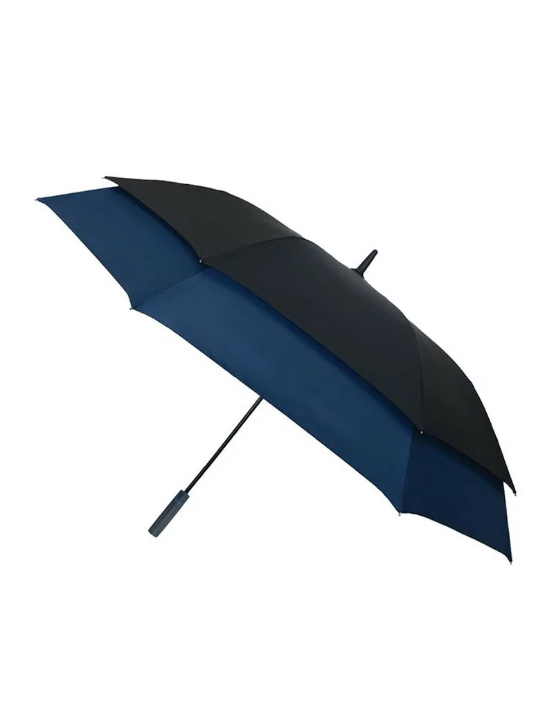 parapluie canne bleu marine marque le parapluie français