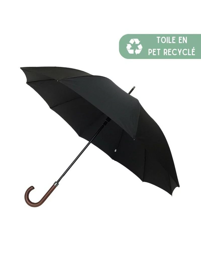 Parapluie canne long Passvent - La Hague - Gris, Framboise