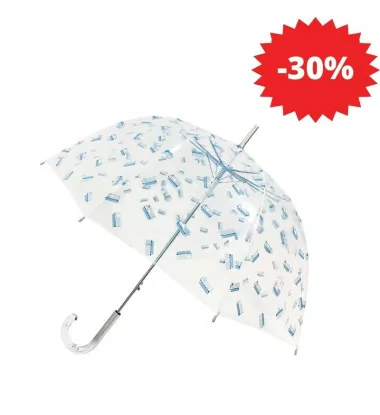 parapluie transparent cloche transat