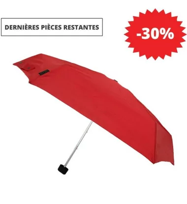 Smati parapluie de poche résistant rouge glamour