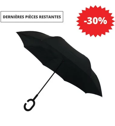 Parapluie inversé noir
