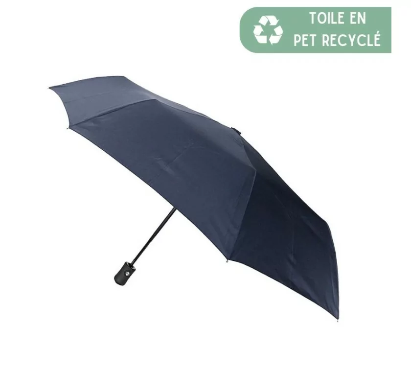 Smati petit parapluie automatique bleu marine