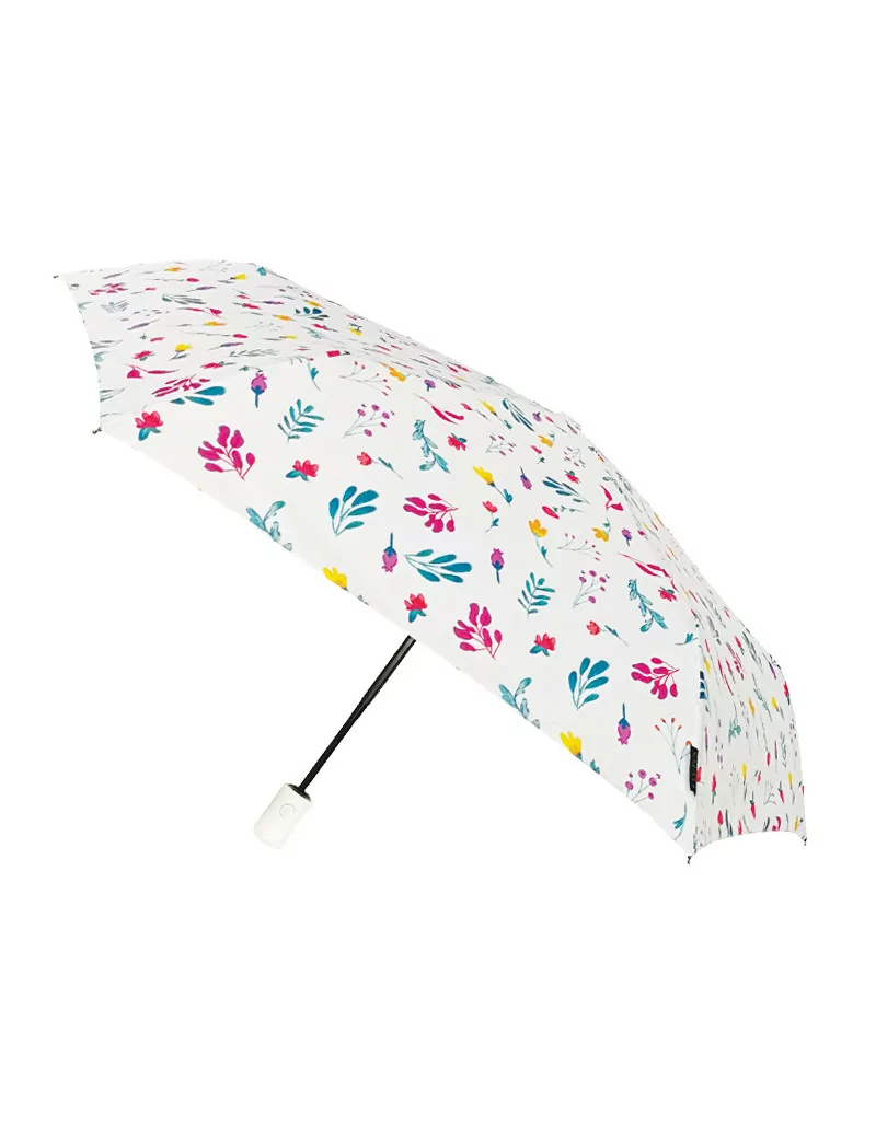 Smati petit parapluie femme blanc floral