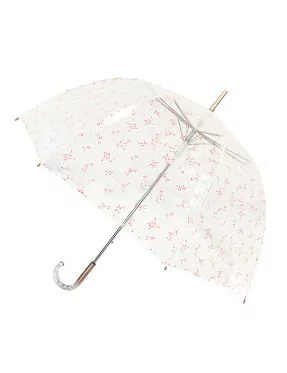 Smati parapluie femme transparent constellation rouge