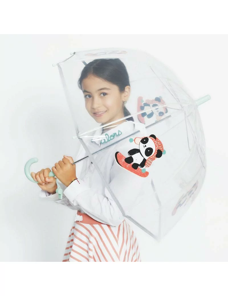 Parapluie enfant transparent Smati Panda